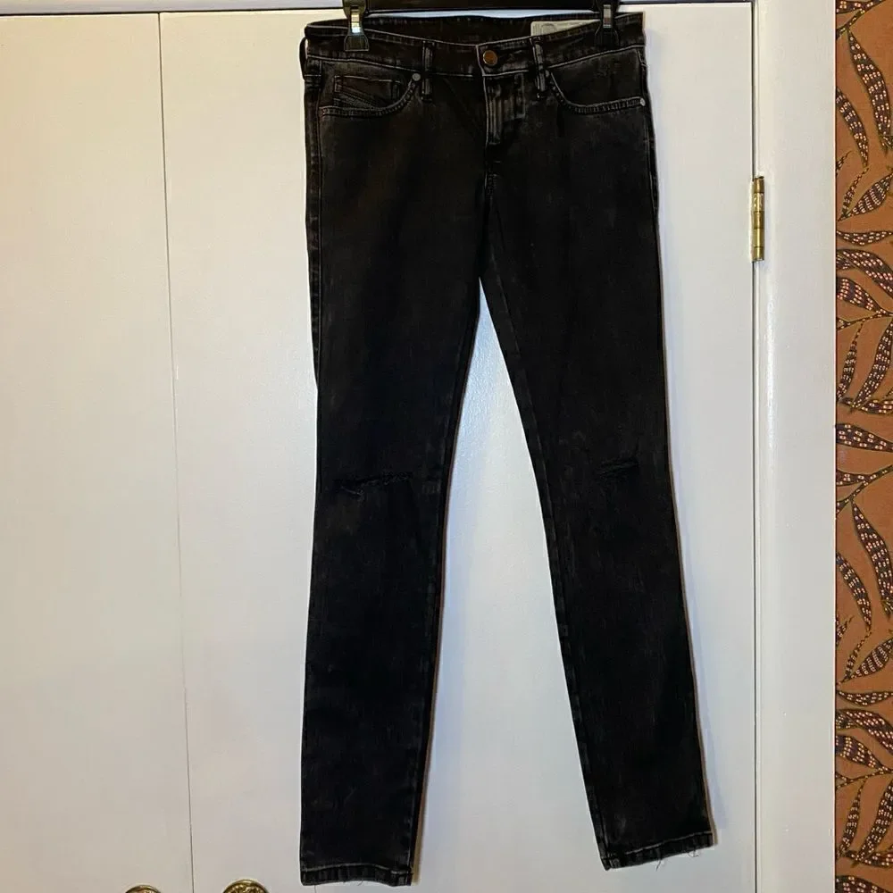 DIESEL Skinzee-Low-S Jeans Black Men’s Size 27x32